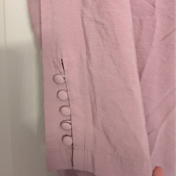 NEW J Jill Tunic Womens Size Large Mauve Purple Flowy Oversize Long Sleeve - Picture 3 of 13